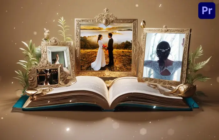 Modern Stylish Wedding Memories Frame 3D Slideshow